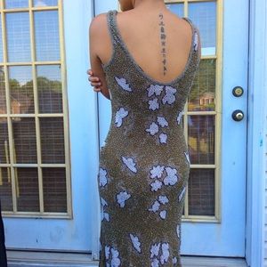Vintage 1940s Flapper Girl Dress